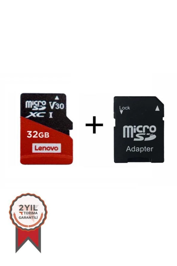 Lenovo K105 32 GB Micro SDHC Hafıza Kartı SD Adaptör Dahil