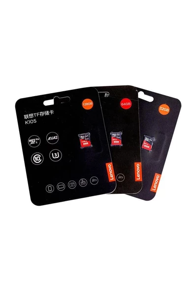 Lenovo K105 128 GB Micro SDHC Hafıza Kartı SD Adaptör Dahil - 3