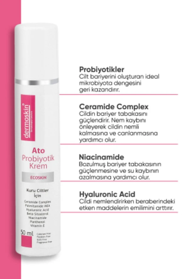 DERMOKSİN ATO PROBİYOTİK KR 50 ML - Resim 4