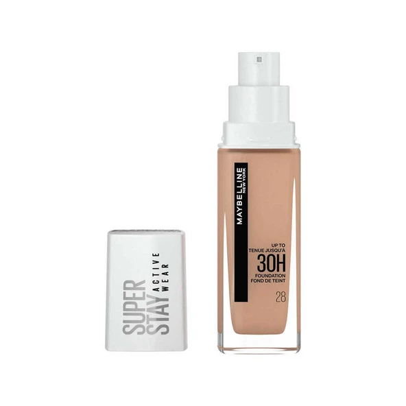 Maybelline Super Stay Active Wear 30H Foundation 30ml No28 Soft Beige