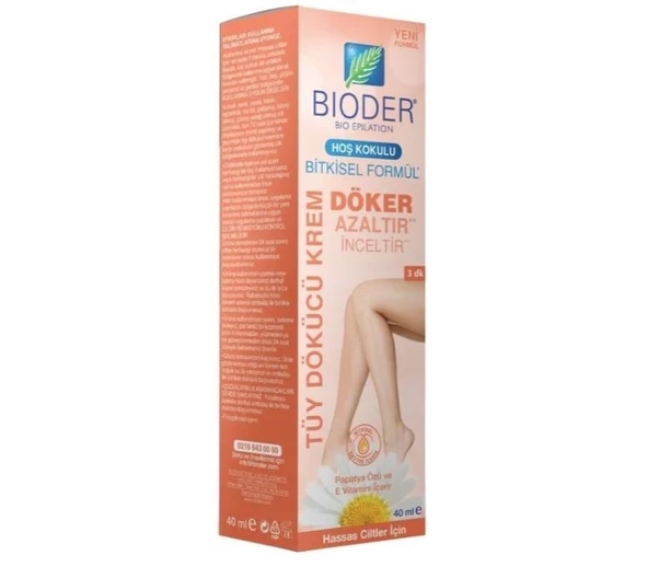 Bioder Tüy Dökücü Krem Hassas Ciltler 40 ml