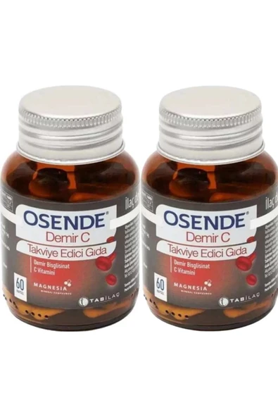 Osende Demir C Ester C Vitamini 60 Kapsül 2 Adet