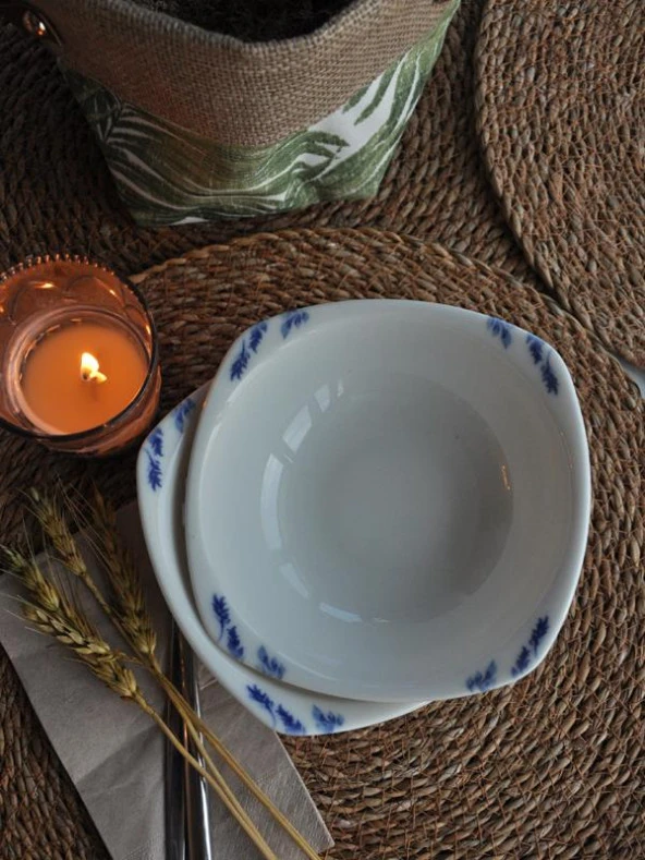 Sipahi Lavanta Porselen 2 li Kase 16 cm