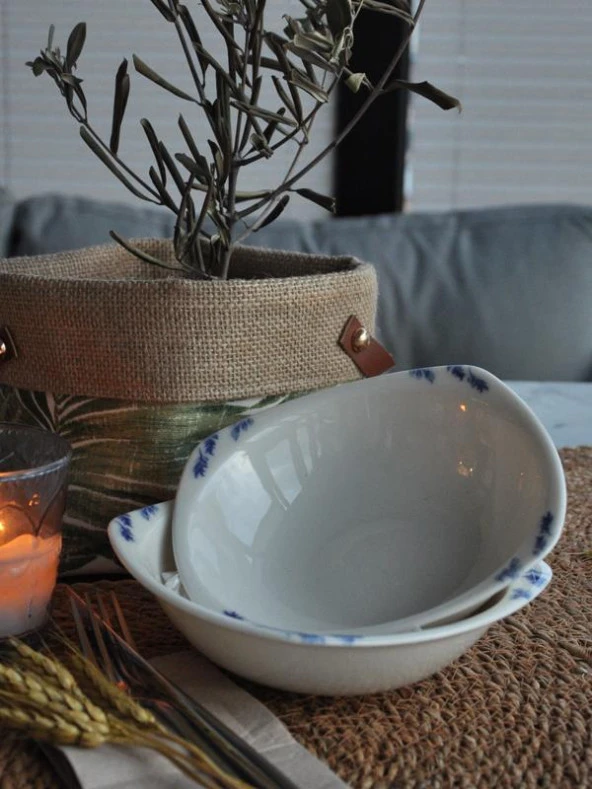 Sipahi Lavanta Porselen 2 li Kase 16 cm - 2