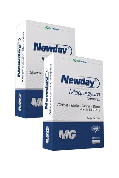 Newday Magnezyum Complex 60 Kapsül 2'li