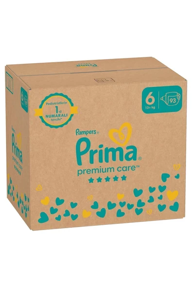 Prima Premium Care 6 Numara Extra Large 93'Lü Bebek Bezi - 2