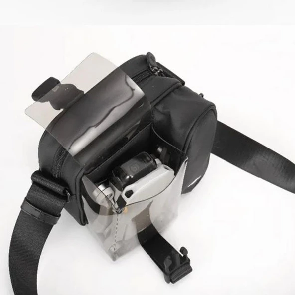 DJI Mavic Mini 2SE Drone İçin Taşıma Çantası Omuzdan Askılı - 12