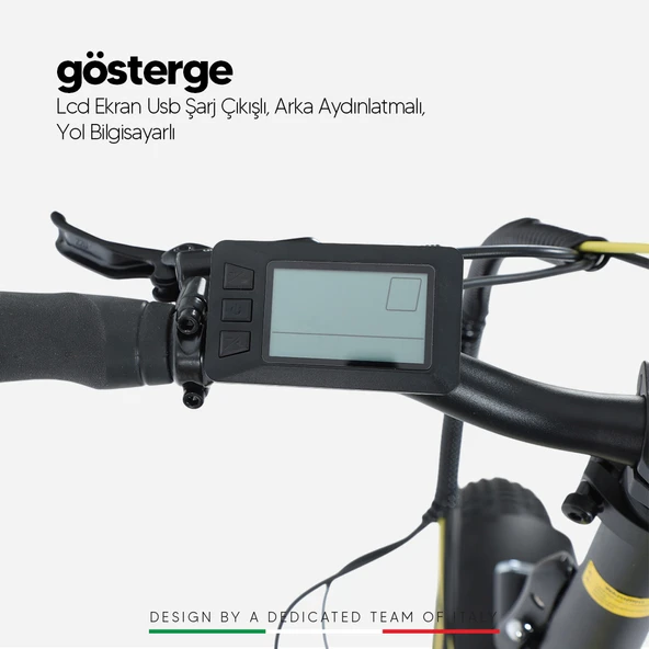 Strada Cycles E-Bro Hidrolik Disk Fat Bike Katlanabilir 20 Jant Elektrikli Bisiklet - 10