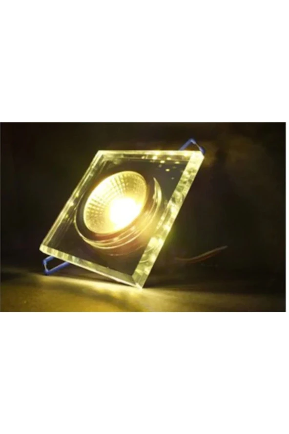 Tamled newlight Kristal Cam Spot Kare 5w+5w Gün Işığına Gün Işığı