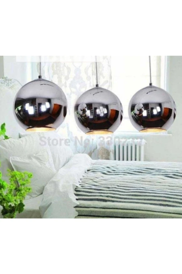 Tamled newlight Krom Glop Cam Mimari Modern Tekli Avize