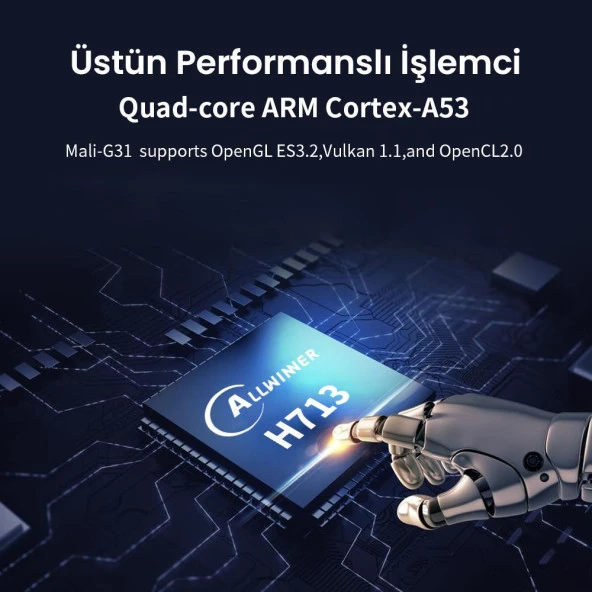 NPO FullHD Android11 BT5.0 Wifi5 120ANSI Lümen IOS/Android Taşınabilir Akıllı LED Projeksiyon HY300 PLUS - 5