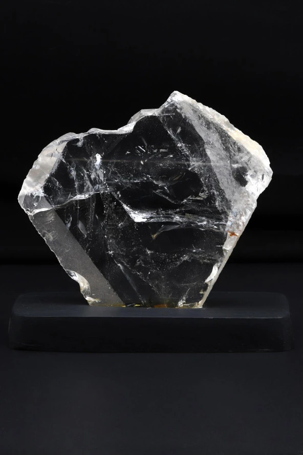 Kristal Kuvars Doğal Taş Standlı Ham Parça - Resim 2