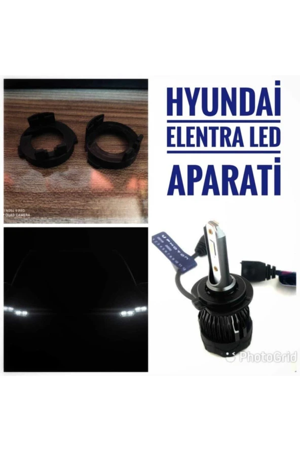 Photon Hyundaı Elentra H7 Uzun Far Led Xenon Ampul Sabitleme Aparatı