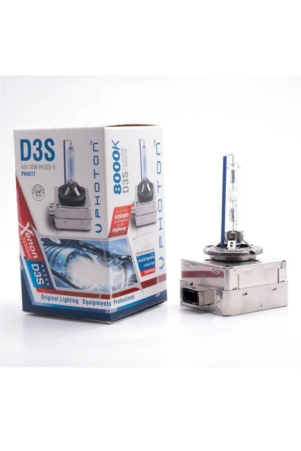Photon D3s 8000k Azure White Xenon Far Ampulü Ph4517