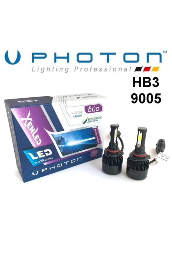 Photon Duo Hb3 9005 Led Xenon - Toyota Corolla 2013 Sonrası Uzun Far - Resim 2