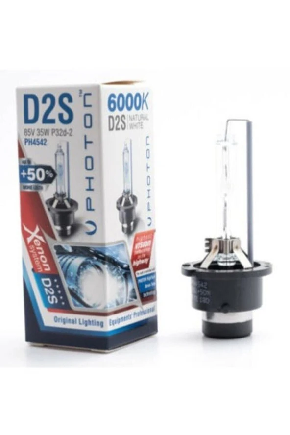 Photon D2s 6000k %50 Fazla Işık Zenon Xenon Ampul (1 Adet) ürün görseli