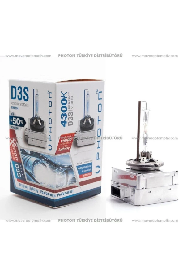 Photon D3s 4300k +%50 Fazla Işık Oem Ampul ürün görseli