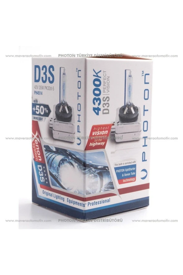 Photon D3s 4300k +%50 Fazla Işık Oem Ampul - Resim 3
