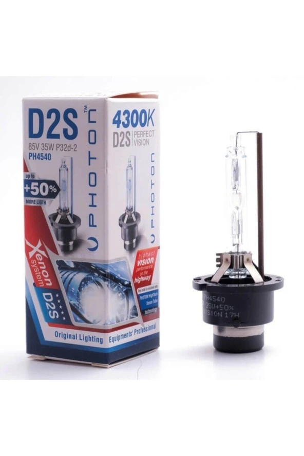 Fardoktoru Photon D2s 4300k +%50 Fazla Işık Xenon Oto Ampul 2 Adet Takım