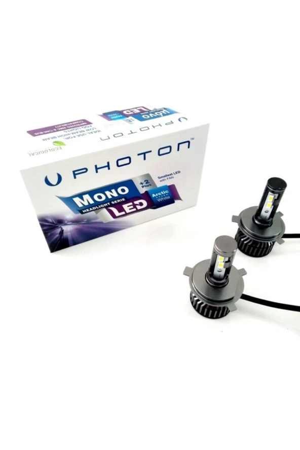 Fardoktoru Photon Mono Led Xenon Oto Ampul H4 Uzun Kısa Tek Ampul