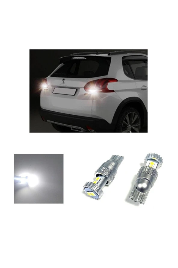 Fardoktoru Peugeot 2008 Led Geri Vites Ampulü T15 W16w Beyaz Ph7028 ürün görseli