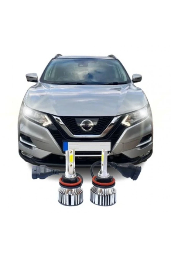 Fardoktoru NISSAN QASHQAİ J11 (2018-2021) LED KISA FAR AMPULÜ DUO H11