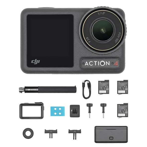 DJI Osmo Action 4 Adventure Combo Aksiyon Kamera