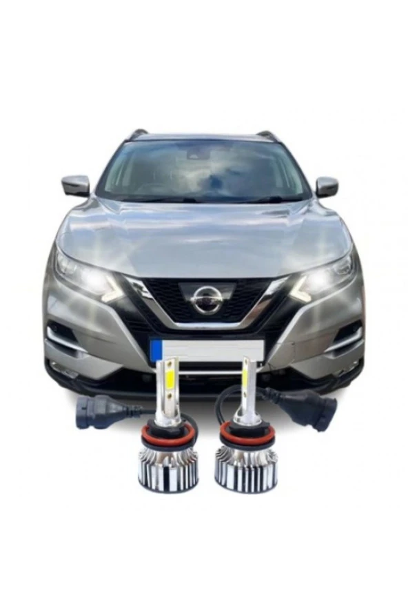 Fardoktoru NISSAN QASHQAİ J11 (2018-2021) LED UZUN FAR AMPULÜ DUO H9