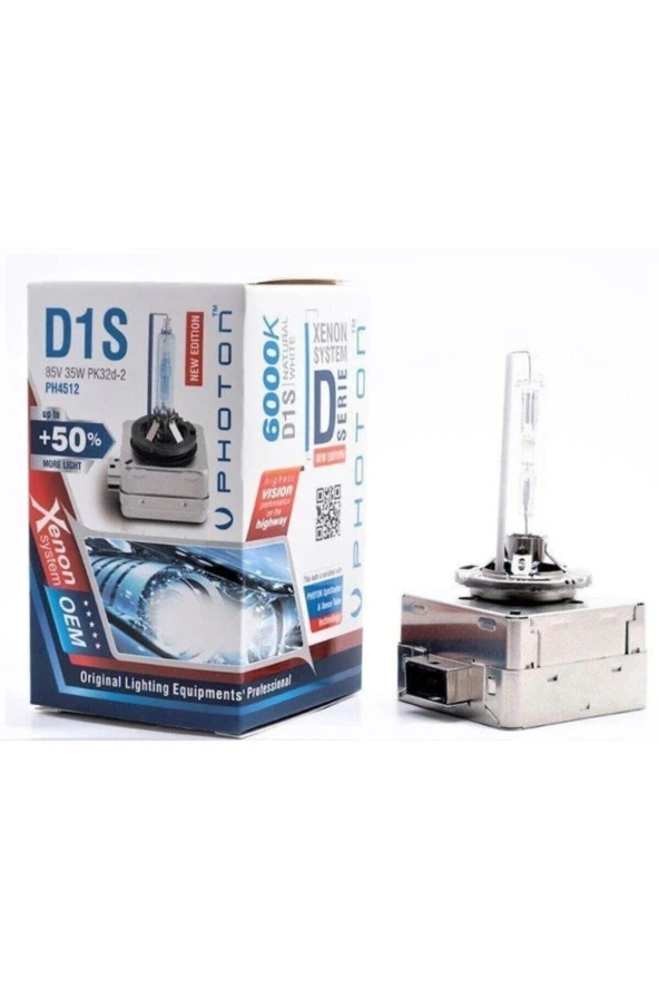 Photon D1s 6000 Kelvin %50 Fazla Işık Zenon Ampül