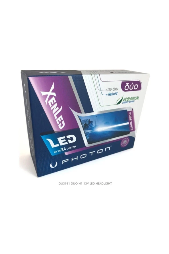 Photon Duo H1 12v Led Headlight ürün görseli