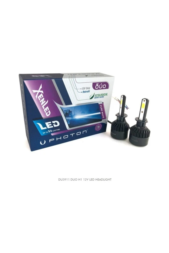 Photon Duo H1 12v Led Headlight - Resim 2