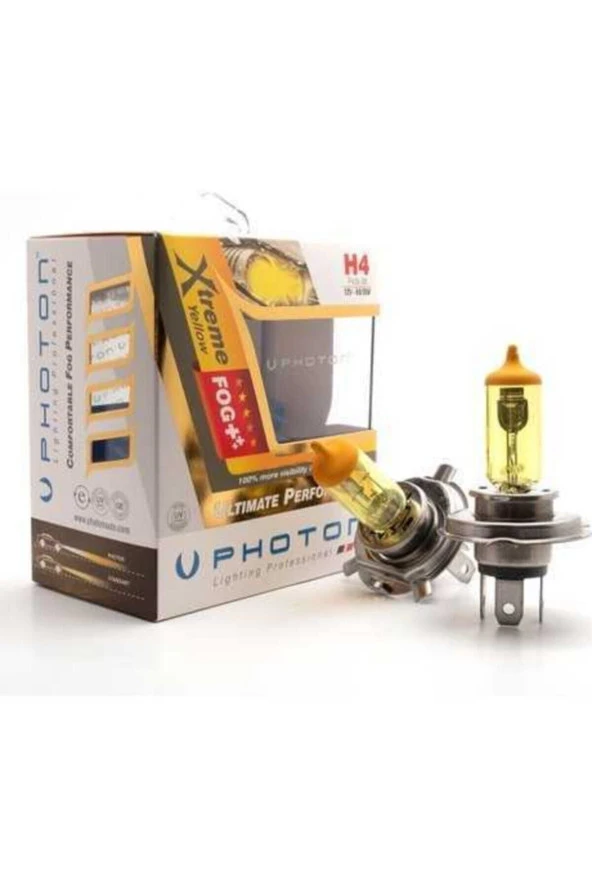 Photon H4 12v 60/55w Xtreme Yellow Ph5504 Xy ürün görseli