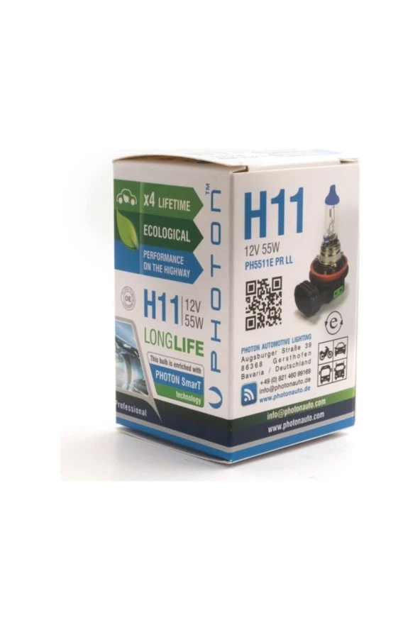 Photon H11 Halojen Oto Ampul 12v 55w Daha Fazla Işık - Resim 3