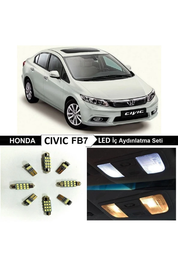 Fardoktoru Honda Civic Fb7 Led Iç Aydınlatma Seti (2013-2017)