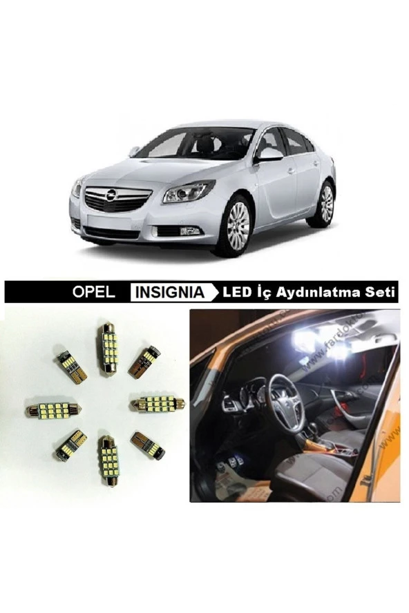 Fardoktoru Opel Insıgnıa Beyaz Led Iç Aydınlatma Ampul Seti