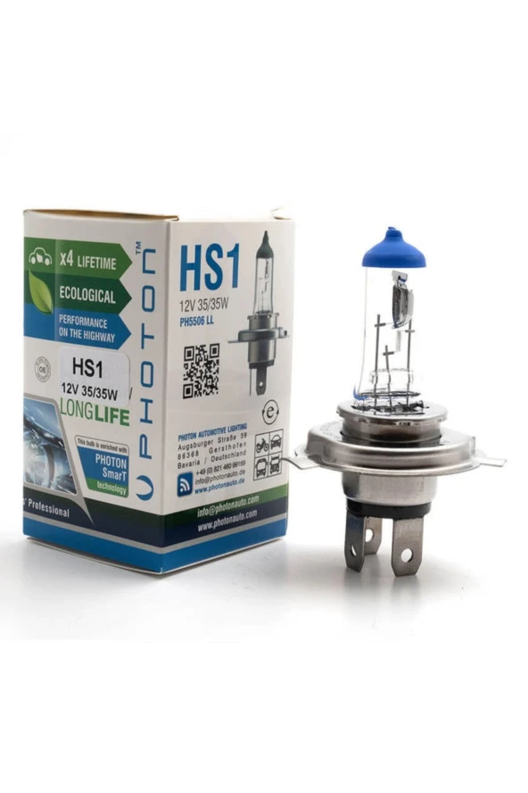 Photon Hs1 H4 12v 35/35w Px43t Halojen Motosiklet Ampulü ürün görseli