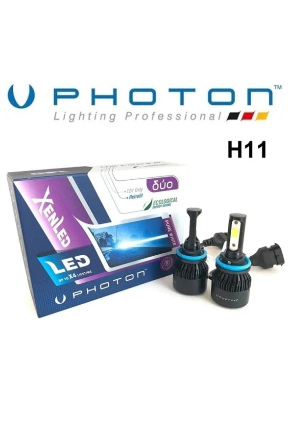 Photon Honda Cıvıc Fb7 Led Xenon Sis Farı Ampulü H11 Duo - Resim 2