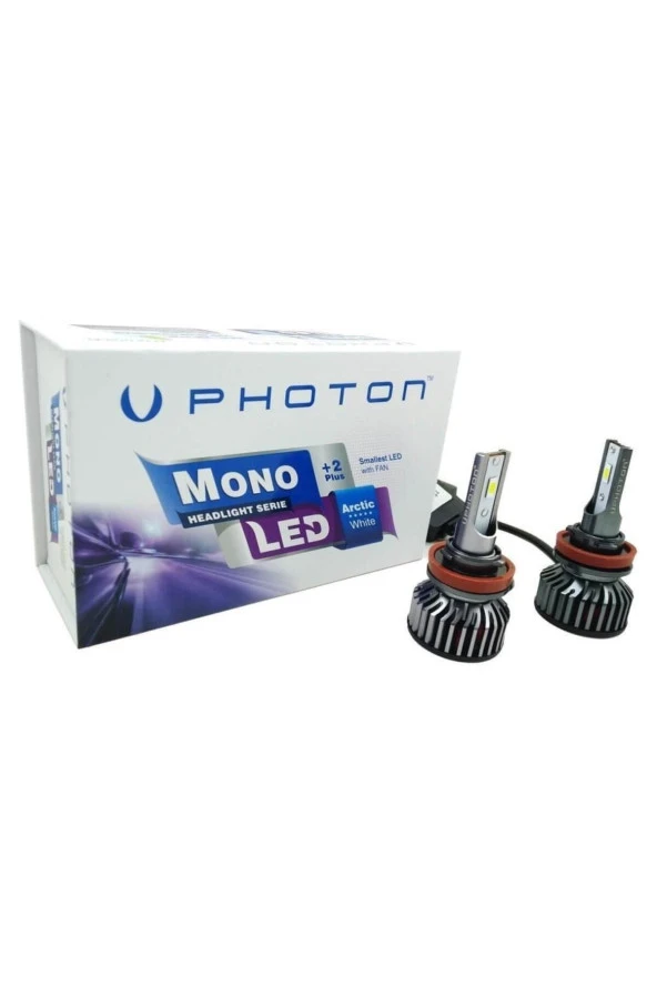 Photon Nıssan Juke Makyajlı Kasa Led Kısa Far Ampulü H11 Mono 2 Plus Yeni Seri