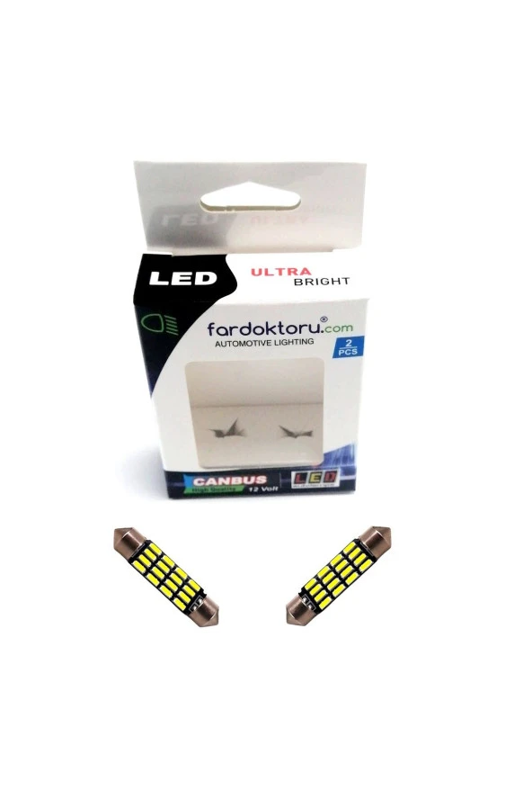 Fardoktoru 39mm Sofit Oto Led Ampulü Beyaz 16 Smd ürün görseli