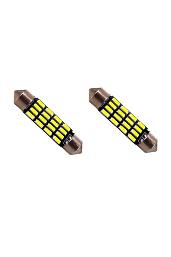 Fardoktoru 39mm Sofit Oto Led Ampulü Beyaz 16 Smd - Resim 2
