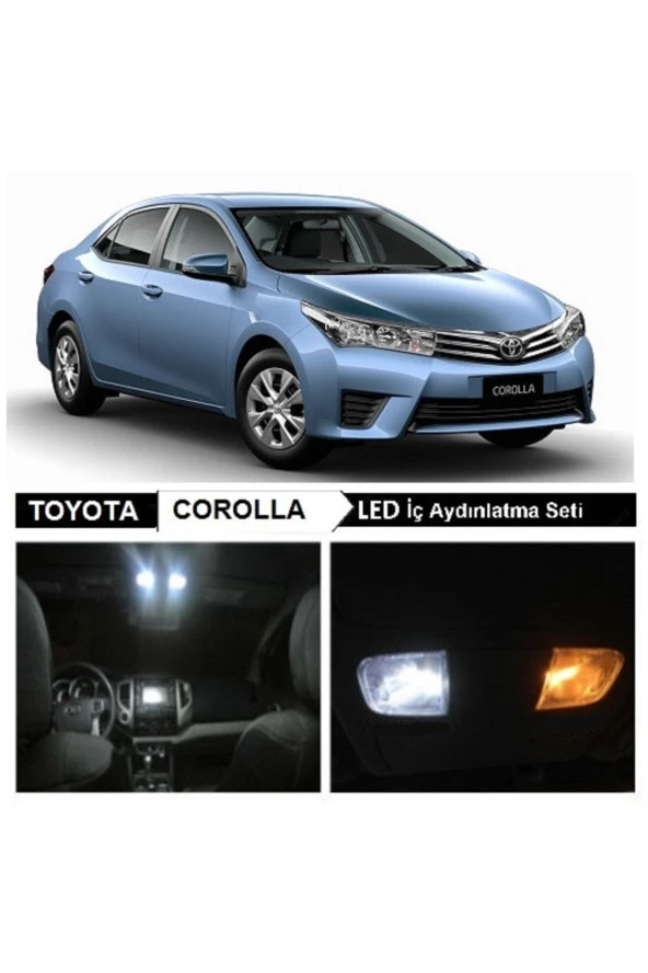 Fardoktoru Toyota Corolla (2013-2017) Led Iç Aydınlatma Ampul Seti 6 Adet