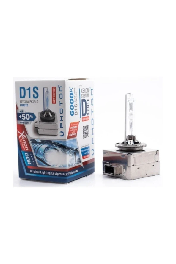 Photon D1s 6000k +%50 Fazla Işık Xenon Ampul