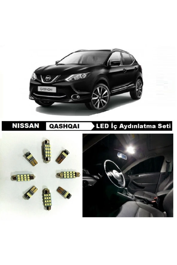Fardoktoru Nıssan Qashqaı J11 Led Iç Aydınlatma Ampul Seti Beyaz 6 Adet