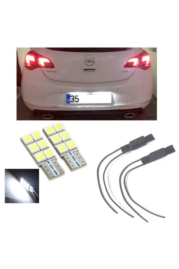 Fardoktoru Opel Astra J Led Plaka Aydınlatma Seti