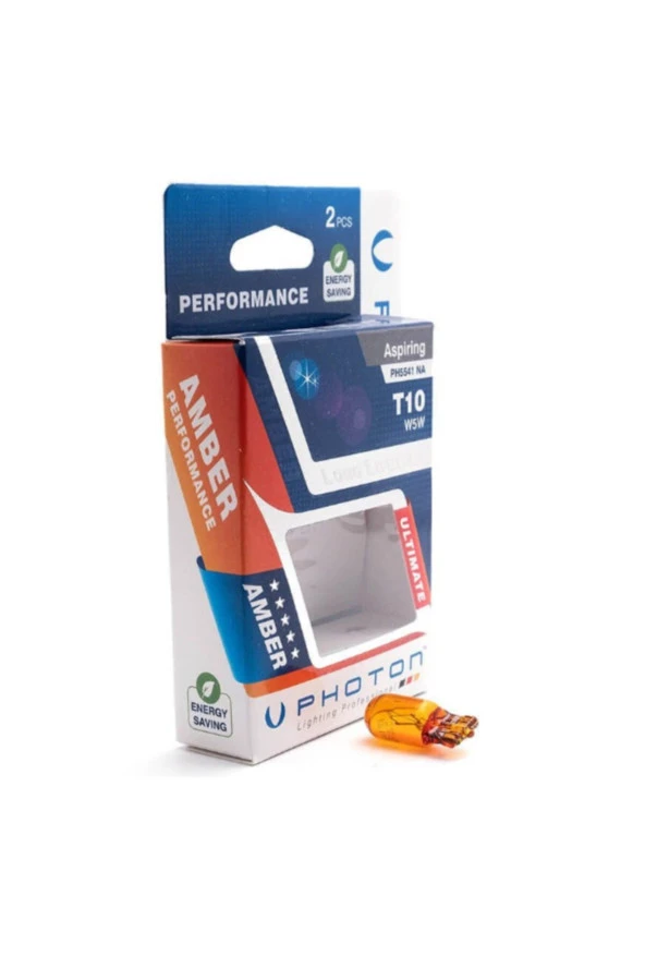 Photon Mercedes C180 W204 Turuncu Park Ampulü Ph5541na 2 Çift - Resim 2