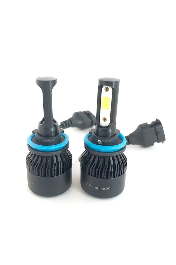 Fardoktoru Vw Cc Led Xenon Beyaz Sis Farı Ampulü H8 Duo - Resim 2