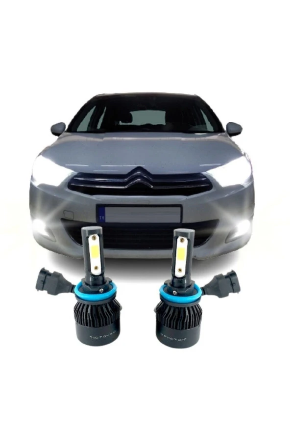 Fardoktoru Cıtroen C4 Uyumlu Led Sis Farı Ampulü Duo H11 ürün görseli