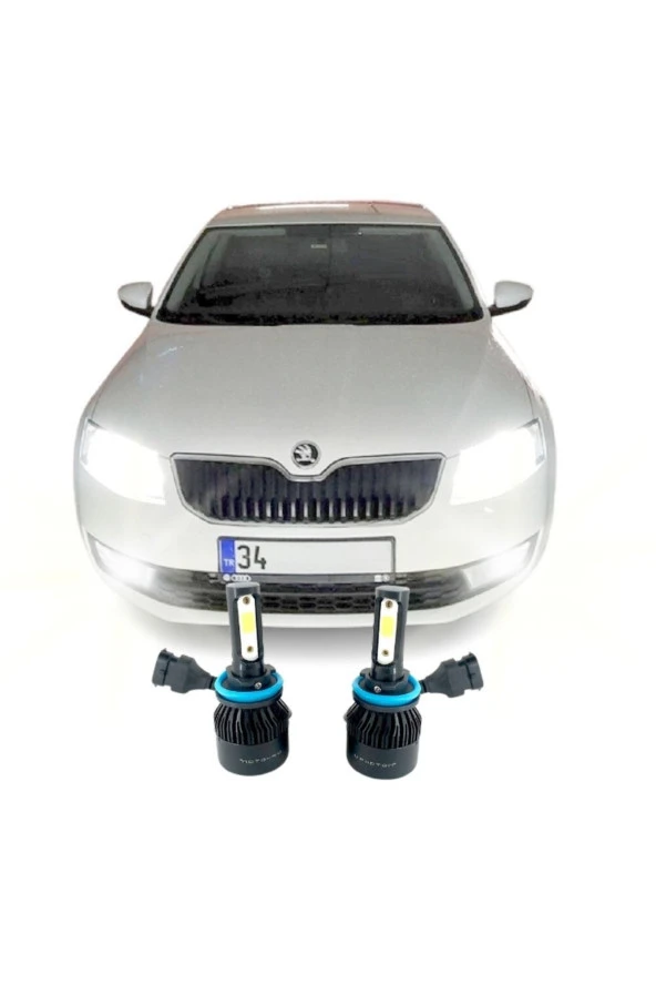 Fardoktoru Skoda Octavıa Uyumlu Led Sis Farı Ampulu Photon Duo H8 ürün görseli