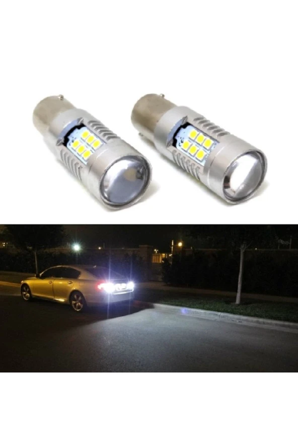 Fardoktoru P21w Tek Duy Beyaz Led Geri Vites Oto Ampulü Platınum Fx4055b