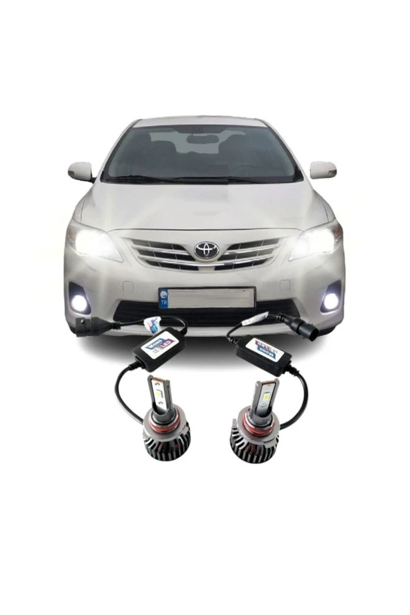 Fardoktoru Toyota Corolla E150 Led Uzun Far Ampulü Photon Mono Hb3